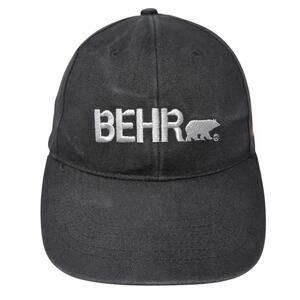 BEHR VIPro Slideback Hat Black One Size Adjustable Embroidered Outdoor